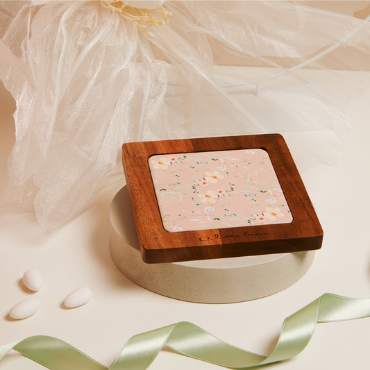 Bomboniera Claraluna Sottopentola Decoro Floreale 25036