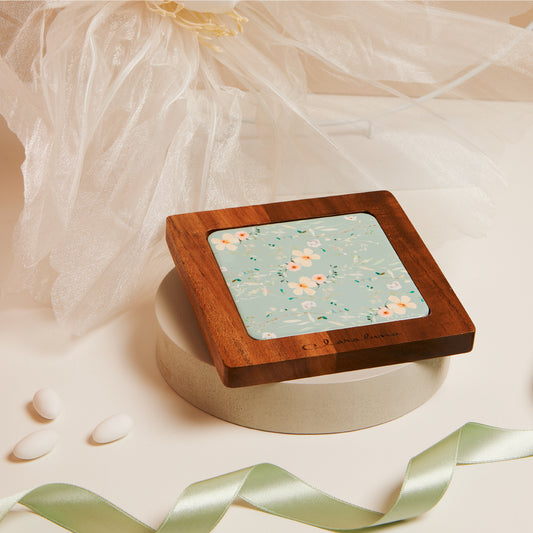 Bomboniera Claraluna Sottopentola Decoro Floreale 25036