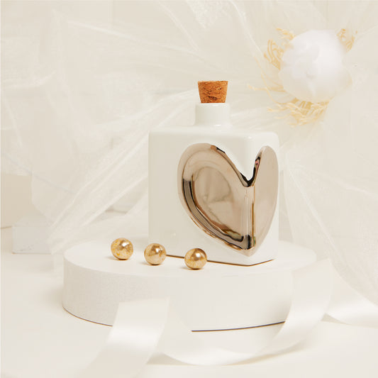 Bomboniera Claraluna Oliera Cuore Argento 200ml - 25077