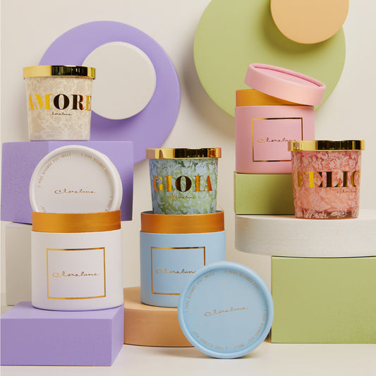 Bomboniera Claraluna Candela Profumata "GIOIA" - 25173