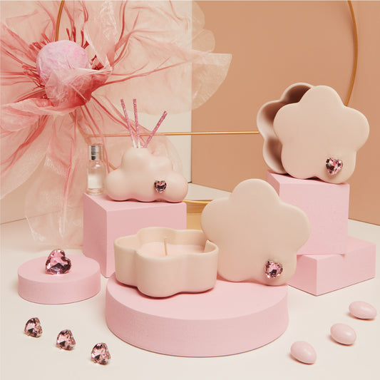 Bomboniera Profumatore per Ambienti a forma di Nuvola Rosa - 25355