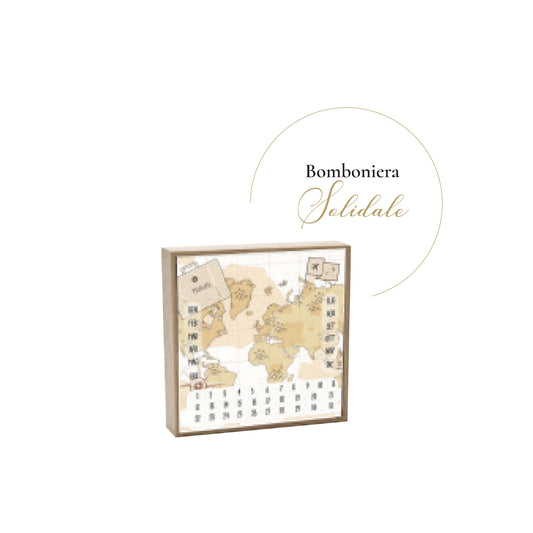 Bomboniera Calendario Perpetuo Piccolo Viaggio Regali di Cuore