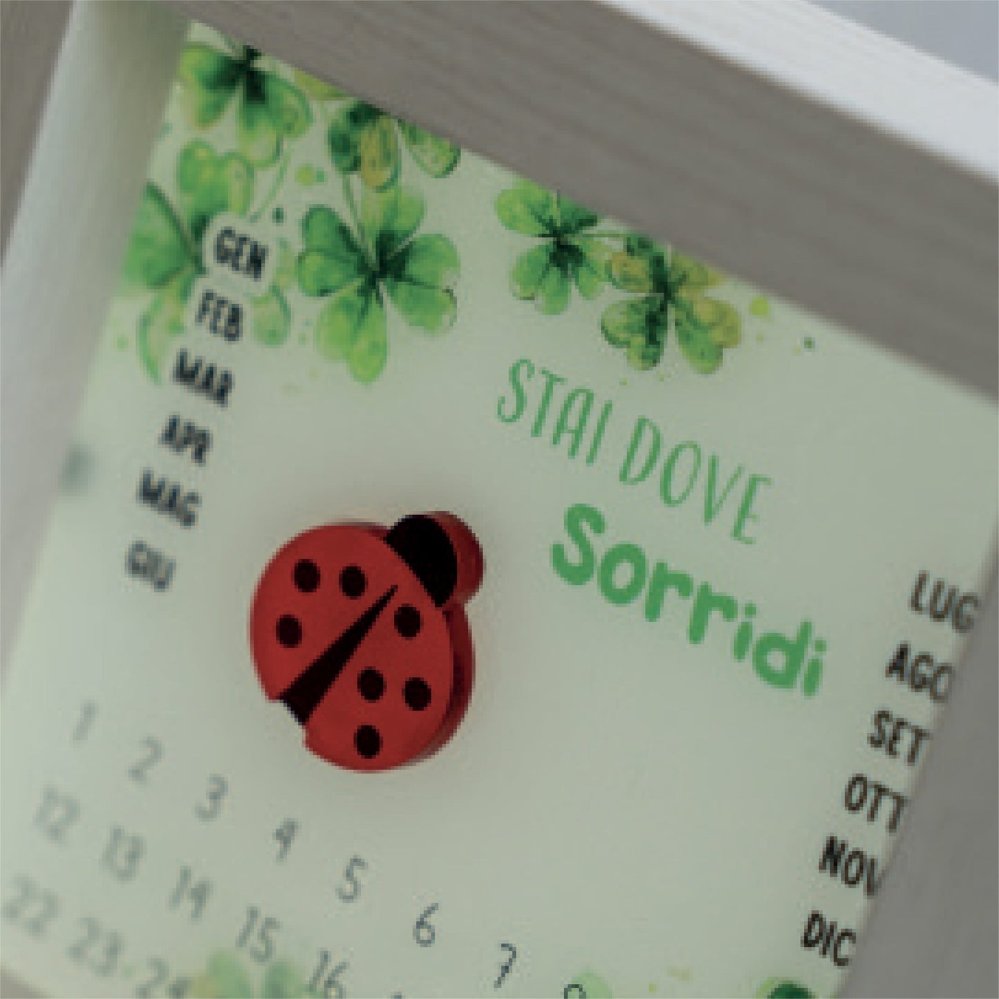 Bomboniera Calendario Grande con frase Stai Dove Sorridi Regali di Cuore