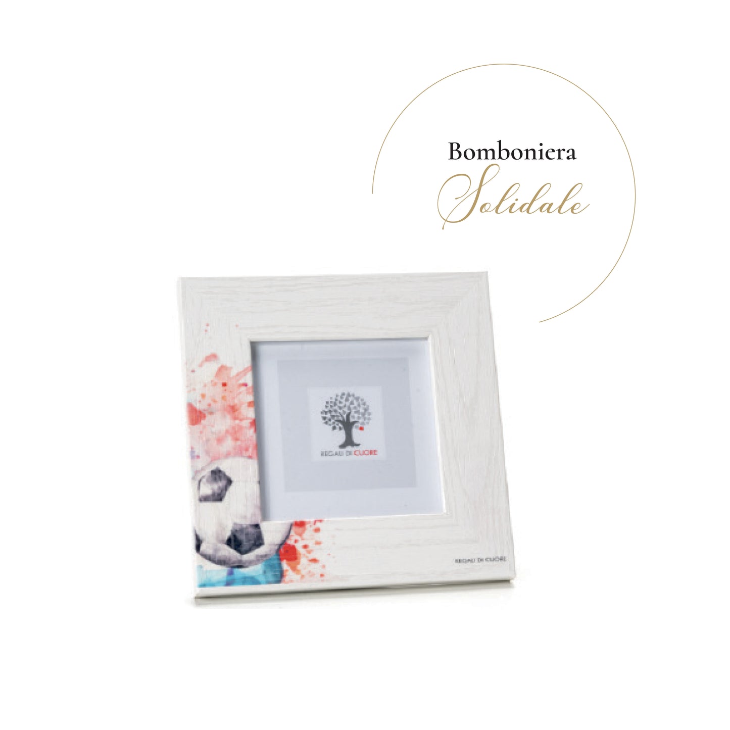 Bomboniera Cornice Sport Calcio Regali di Cuore