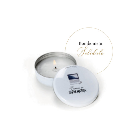 Candela in Latta Laurea Informatica Regali di Cuore