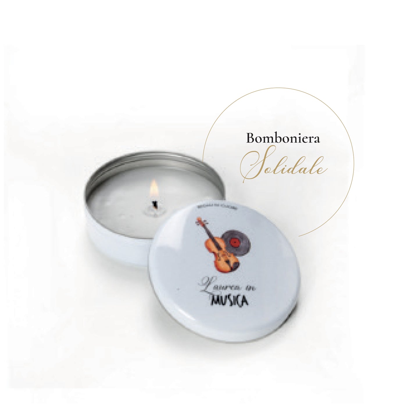 Candela in Latta Laurea Architettura Regali di Cuore