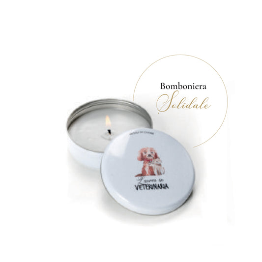 Candela in Latta Laurea Veterinaria Regali di Cuore