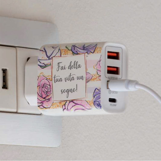 Bomboniera Carica Batterie USB Fantasie Tema Natura Dolcicose