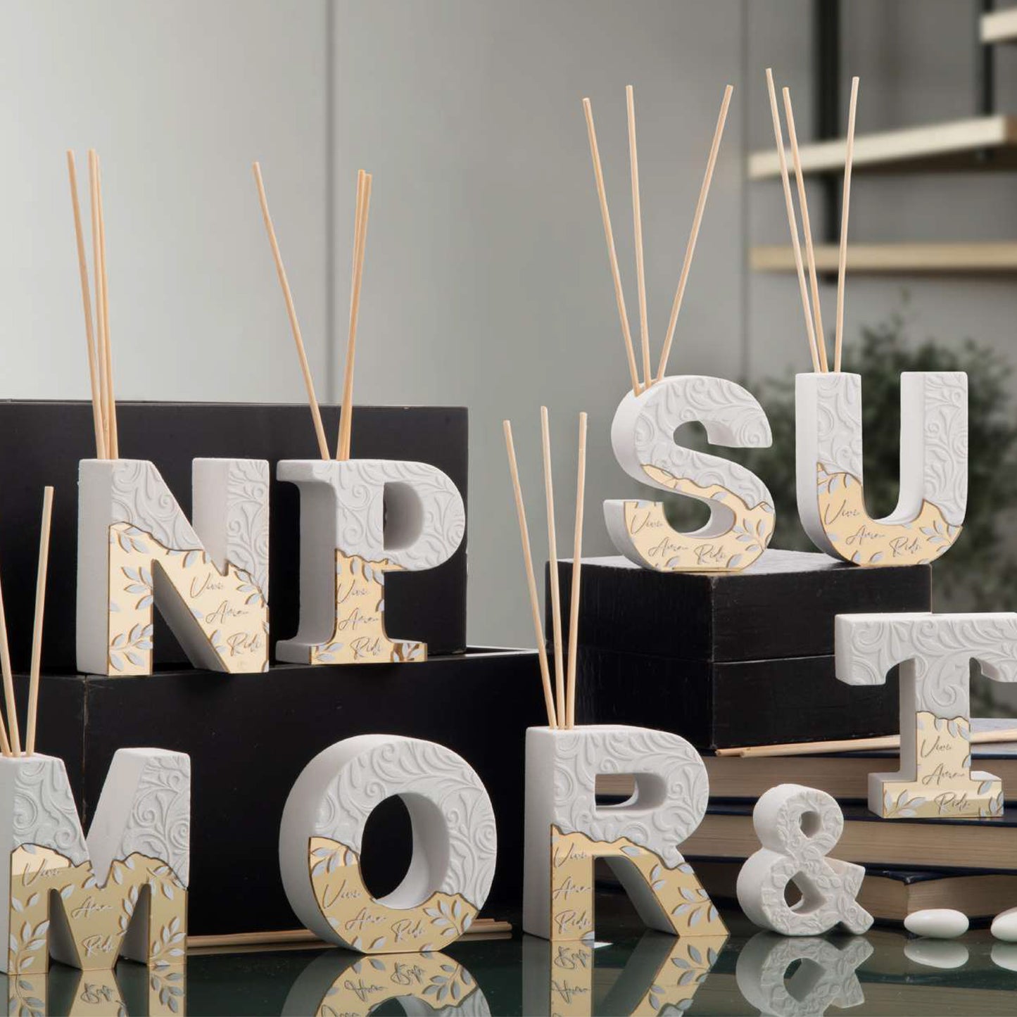 Bomboniera Diffusore di Fragranza Lettera T Dolcicose