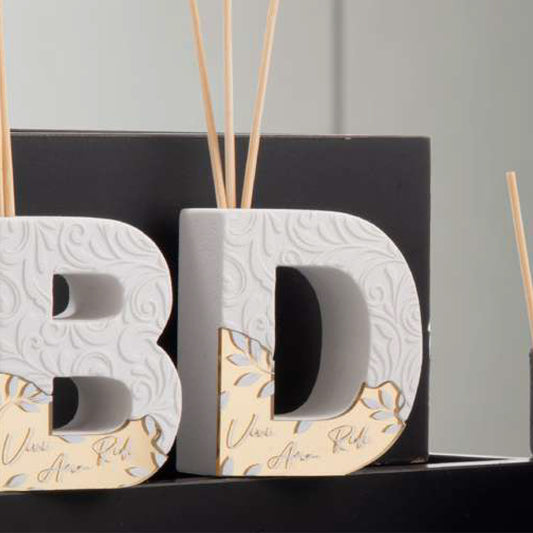 Bomboniera Diffusore di Fragranza Lettera D Dolcicose