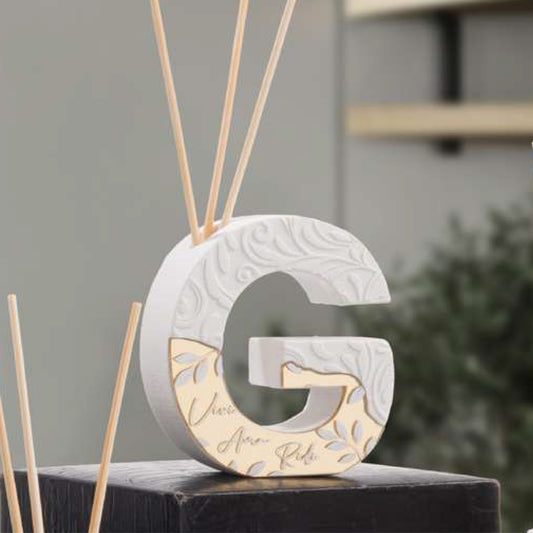Bomboniera Diffusore di Fragranza Lettera G Dolcicose