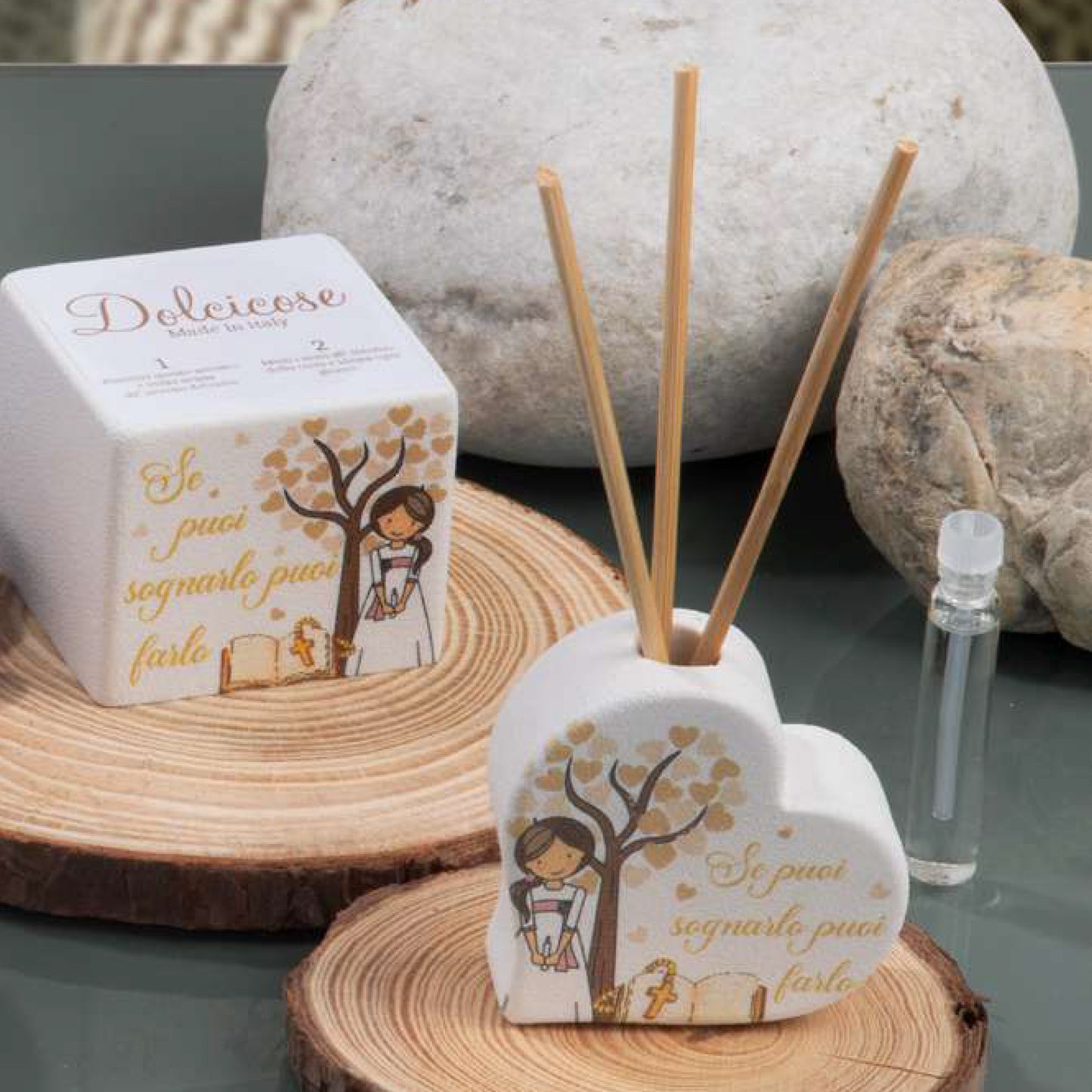 Bomboniera Diffusore di Fragranza Femmina Se puoi sognarlo puoi farlo Dolcicose