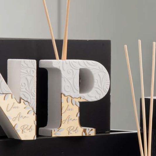 Bomboniera Diffusore di Fragranza Lettera P Dolcicose