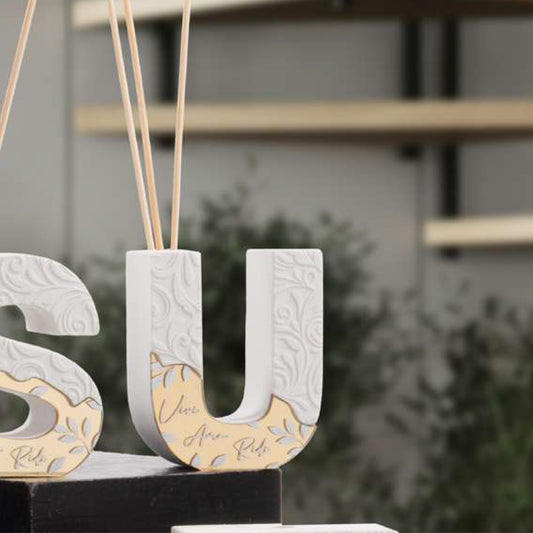 Bomboniera Diffusore di Fragranza Lettera U Dolcicose