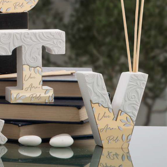 Bomboniera Diffusore di Fragranza Lettera V Dolcicose