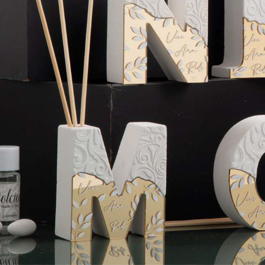 Bomboniera Diffusore di Fragranza Lettera M Dolcicose