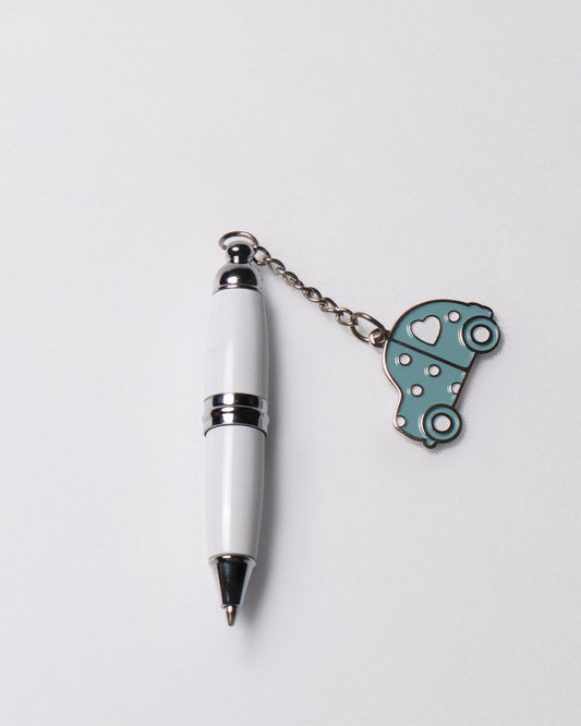 Mini Penna Auto Macchinina Azzurra Margot 10 PEZZI