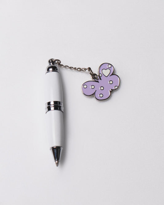 Mini Penna Farfalla Lilla Margot 10 PEZZI