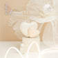Bomboniera Diffusore Doppio Cuore Piccolo con Bastoncini Glitter 25131