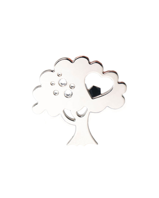 Apribottiglie Acciaio con Strass Albero della Vita 5 PEZZI