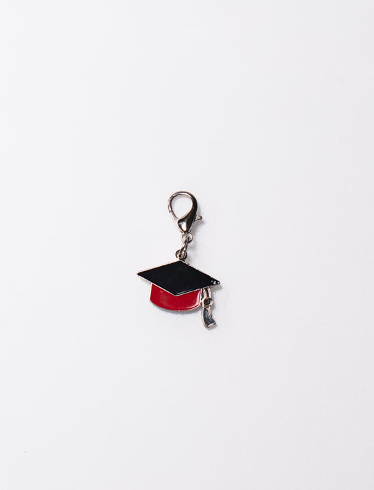 Ciondolo Tocco Cappello Rosso Laurea Margot 10 PEZZI