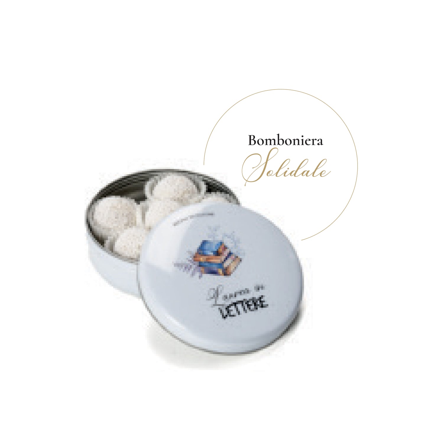 Scatola in Latta Lettere Regali di Cuore 10 PEZZI